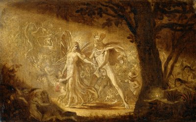 Study for The Quarrel of Oberon and Titania, c.1849 by Joseph Noel Paton